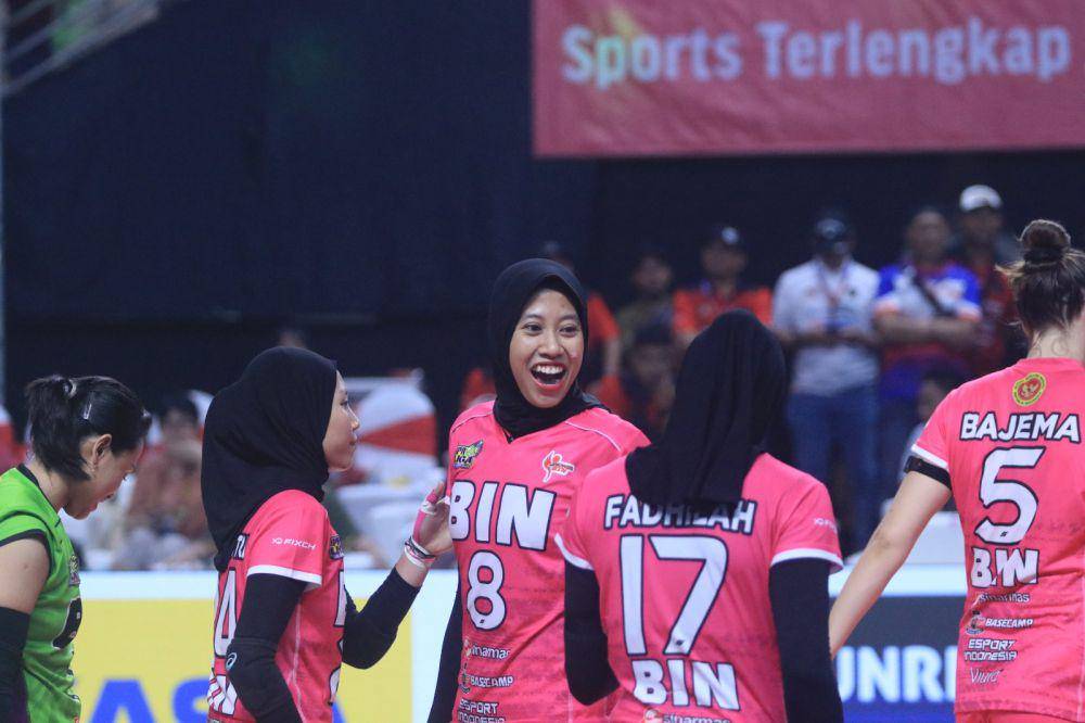 Megawati dan Jakarta BIN Saat menghadapi Jakarta Livin Mandiri di GOR Ken Arok Kota Malang. (Dok. Pro Liga)