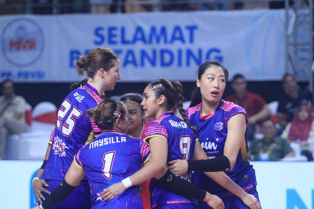 Jakarta Livin Mandiri menghadapi Jakarta BIN di GOR Ken Arok Kota Malang. (Dok. Pro Liga)
