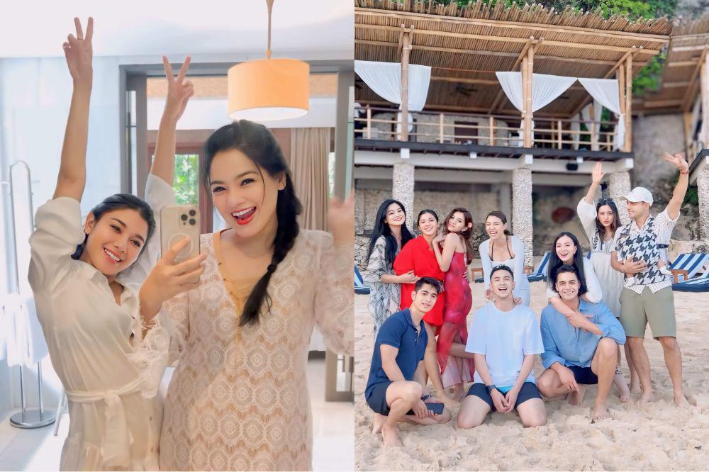 7 Potret Titi Kamal Staycation di Bali, Quality Time bareng Sahabat!