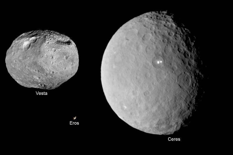 ilustrasi planet kerdil Ceres (Phys.org)