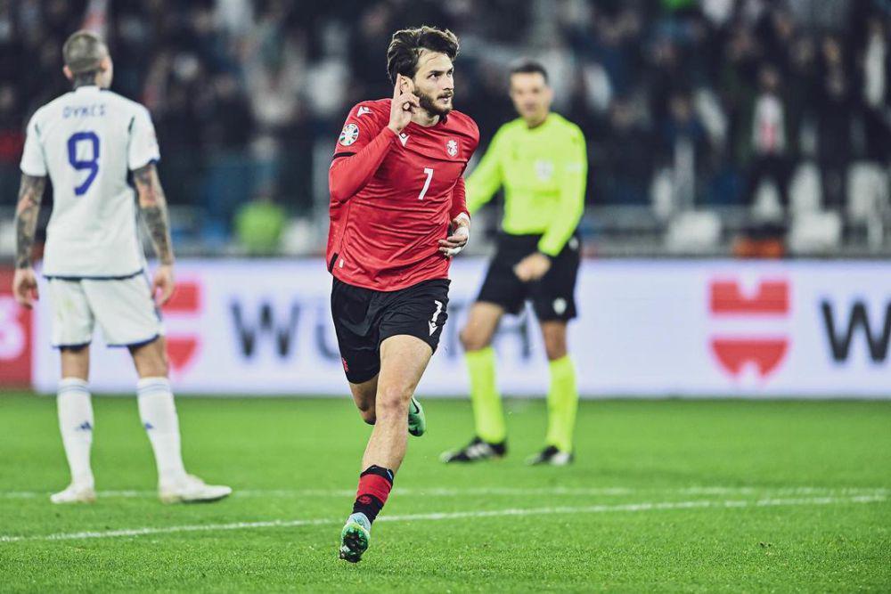 Georgia Lolos ke 16 Besar Euro 2024, Kvaratskhelia: Saya Bahagia