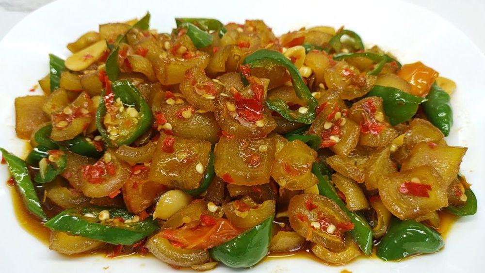 Resep Oseng Kikil Sapi Cabe Ijo yang Pedasnya Minta Ampun