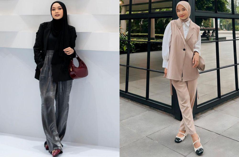 9 Referensi Hijab Office Look ala Elsya Sandria, Kekinian!