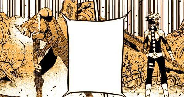 Kafka dan Gen berhasil mengalahkan klon Kaiju No. 9 ( Dok. Shueisha / Kaiju No. 8 )