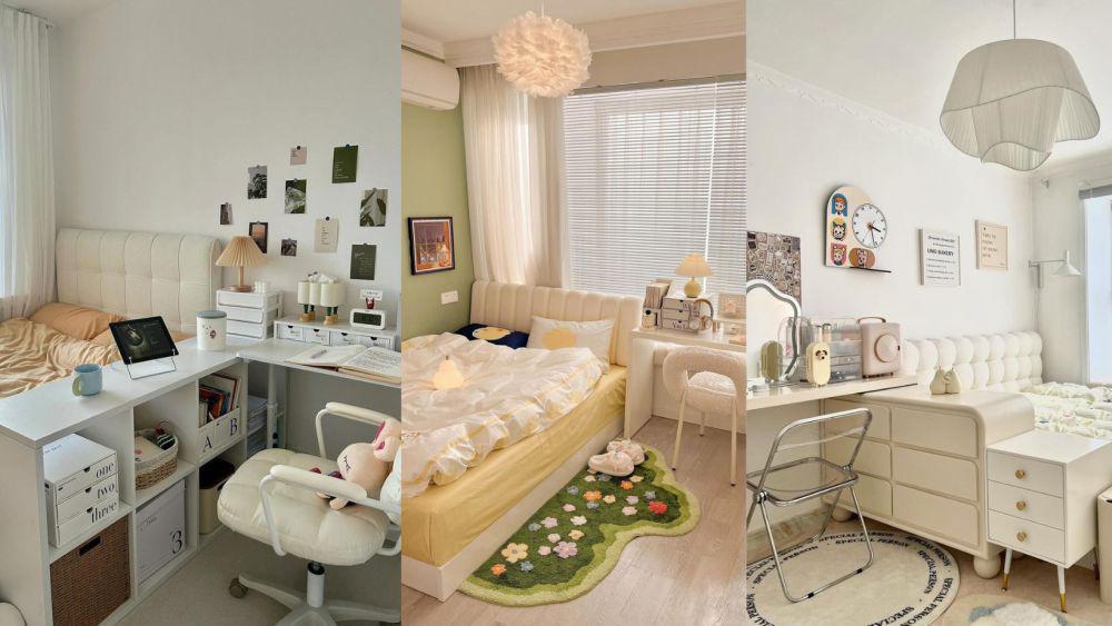 9 Dekorasi Kamar Cewek dengan Meja Belajar ala Jepang-Korea, Estetik!