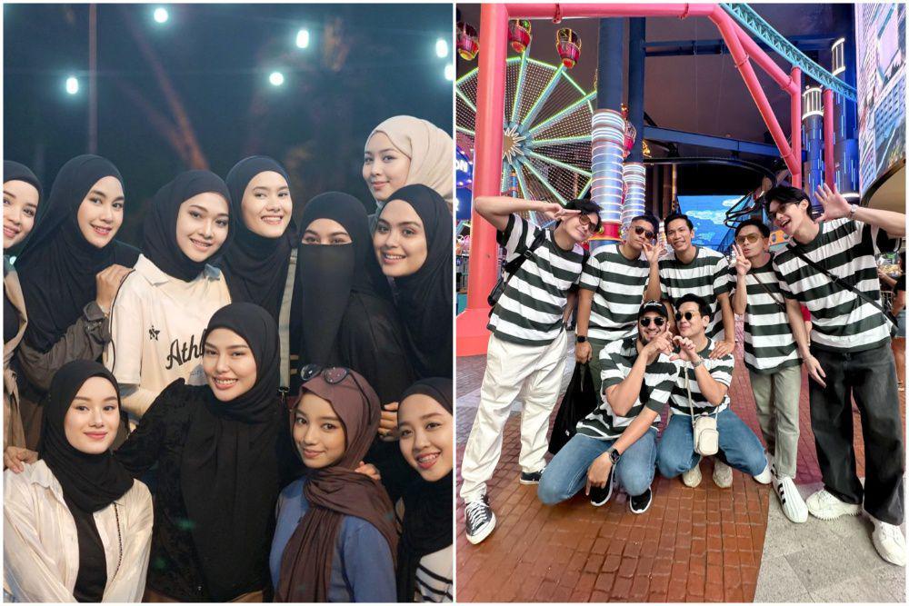 9 Potret Geng Butterfly Liburan ke Malaysia, Prank para Suami!