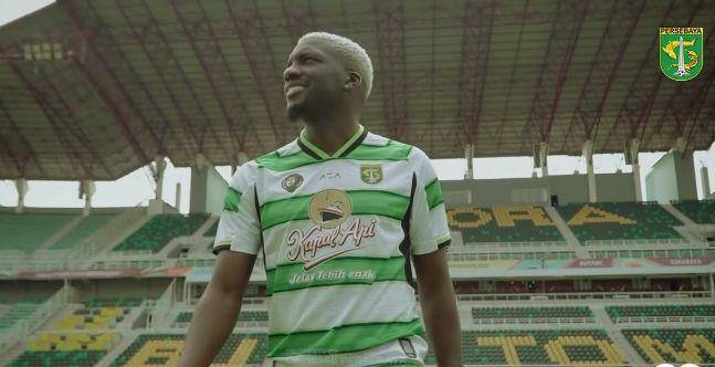 Pemain asing Persebaya asal Portugal, Gilson Costa. (Instagram/@officialpersebaya)