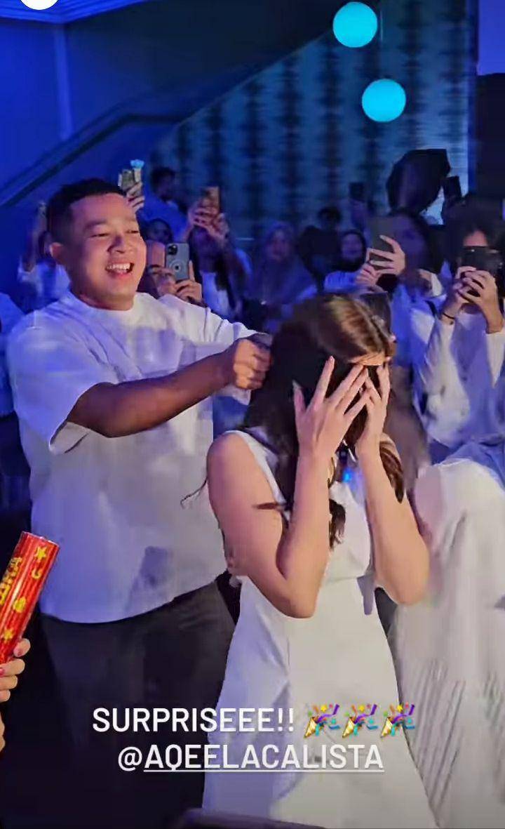 Surprise Aqeela (Instagram.com/aqeelacalista)