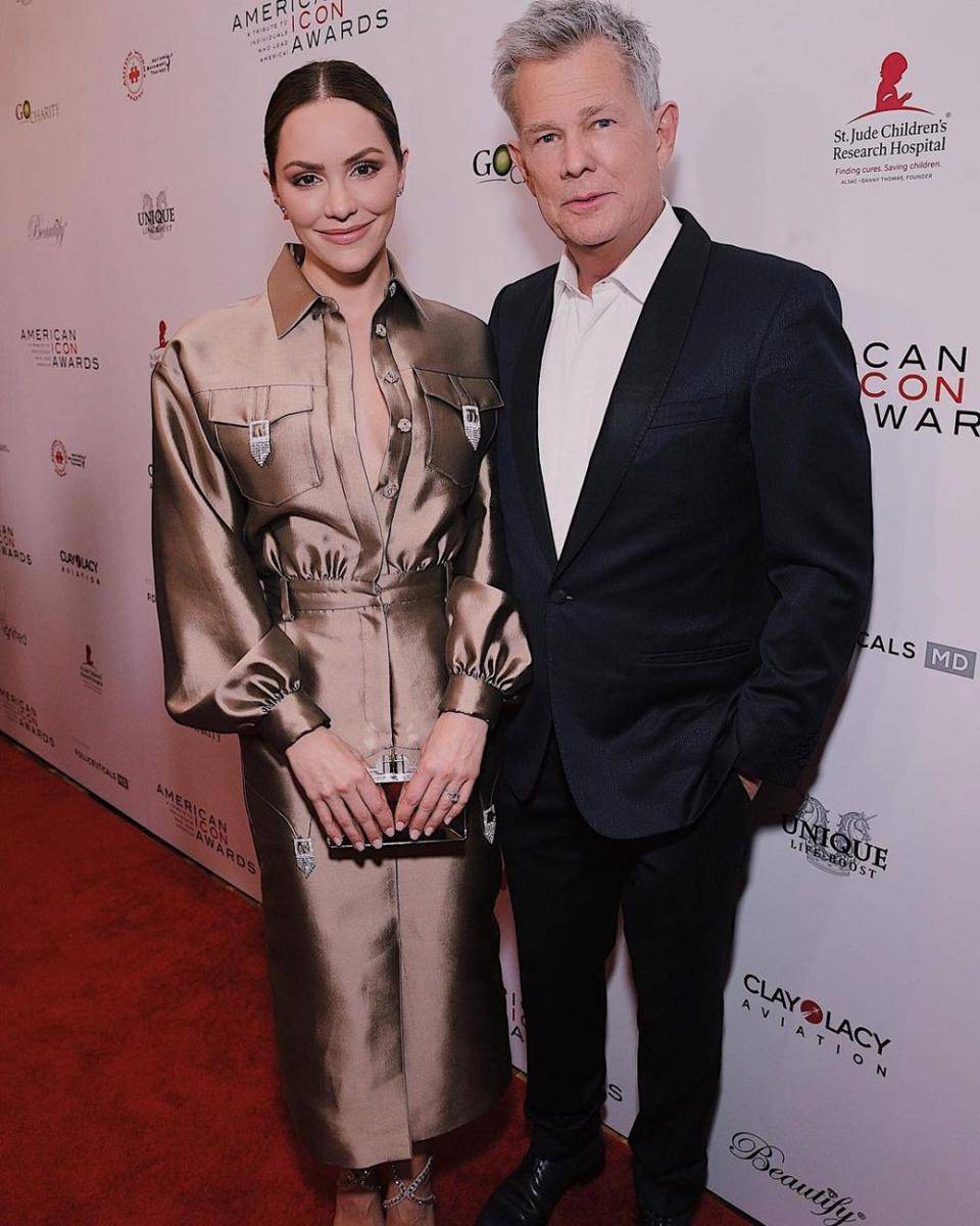 Gaya Couple David Foster dan Katharine McPhee. (instagram.com/katharinefoster)