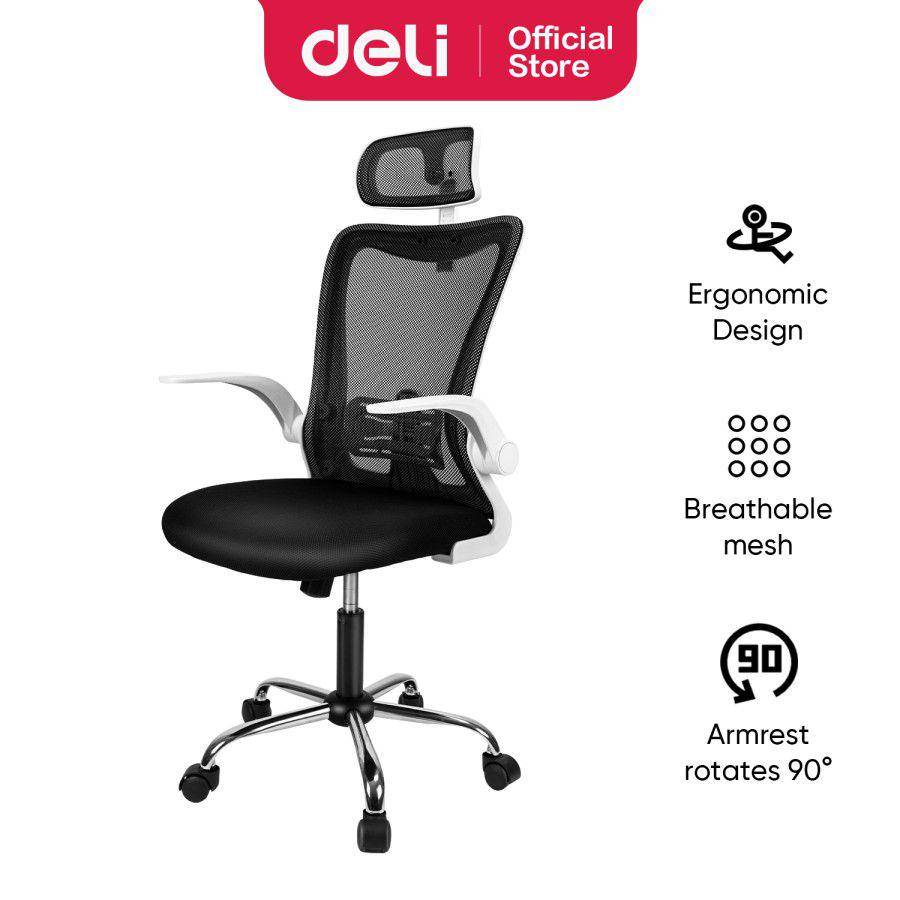 kursi kantor dari Deli Stationery (tokopedia.com/Deli Stationery)