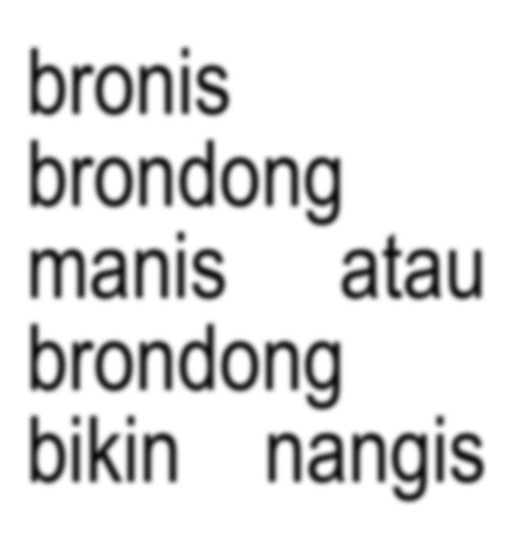 tulisan buram viral di X (x.com/casuaalheart)