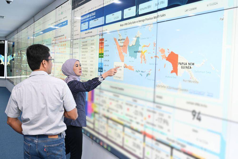Memastikan kelancaran pasokan energi selama libur Iduladha 2024, Dewan Komisaris dan Direktur Utama PT Pertamina (Persero) hari ini melakukan kunjungan ke berbagai sarana dan fasilitas (sarfas) di wilayah Jakarta dan sekitarnya. (Dok. Pertamina)