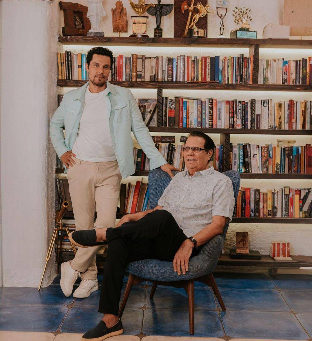 Randeep Hooda dan ayah (instagram.com/randeephooda)