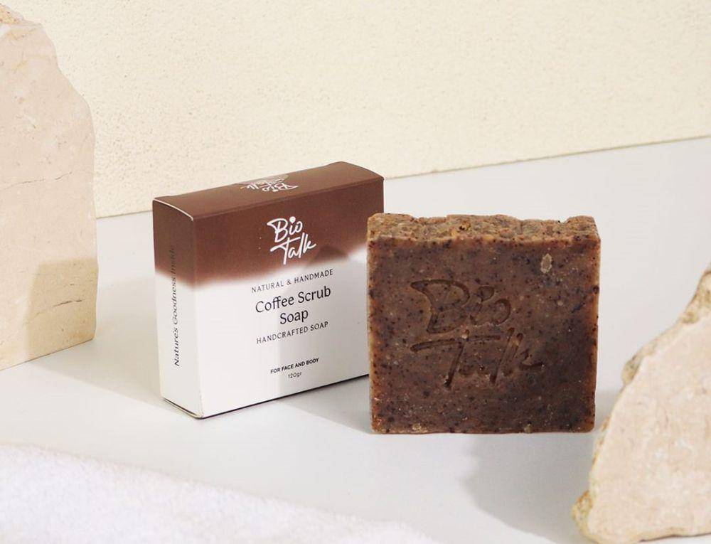 Biotalk Coffee Scrub Soap (instagram.com/biotalk.id)