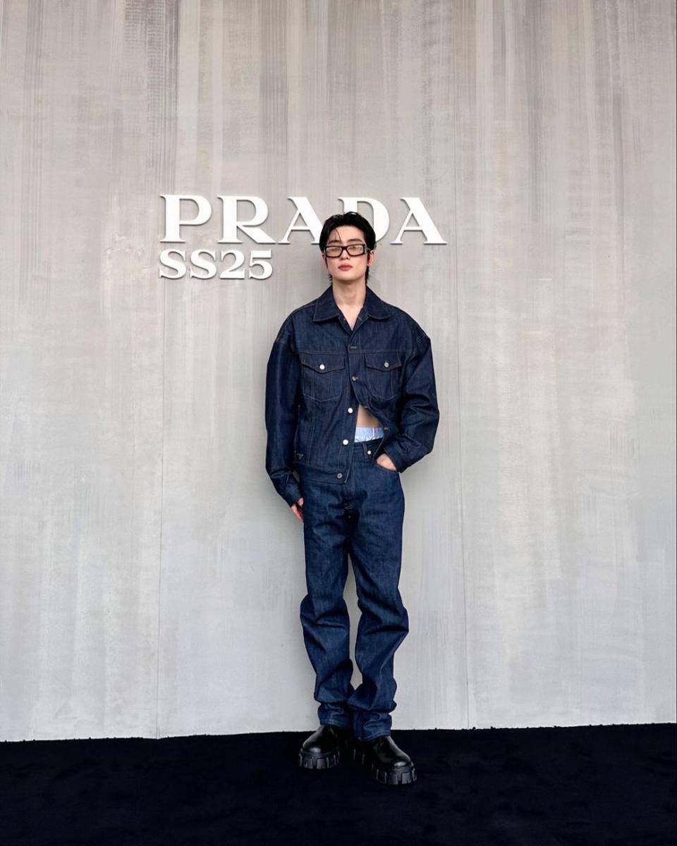 Jaehyun NCT di event Prada - Milan Fashion Week Menswear 2024 (instagram.com/nct)