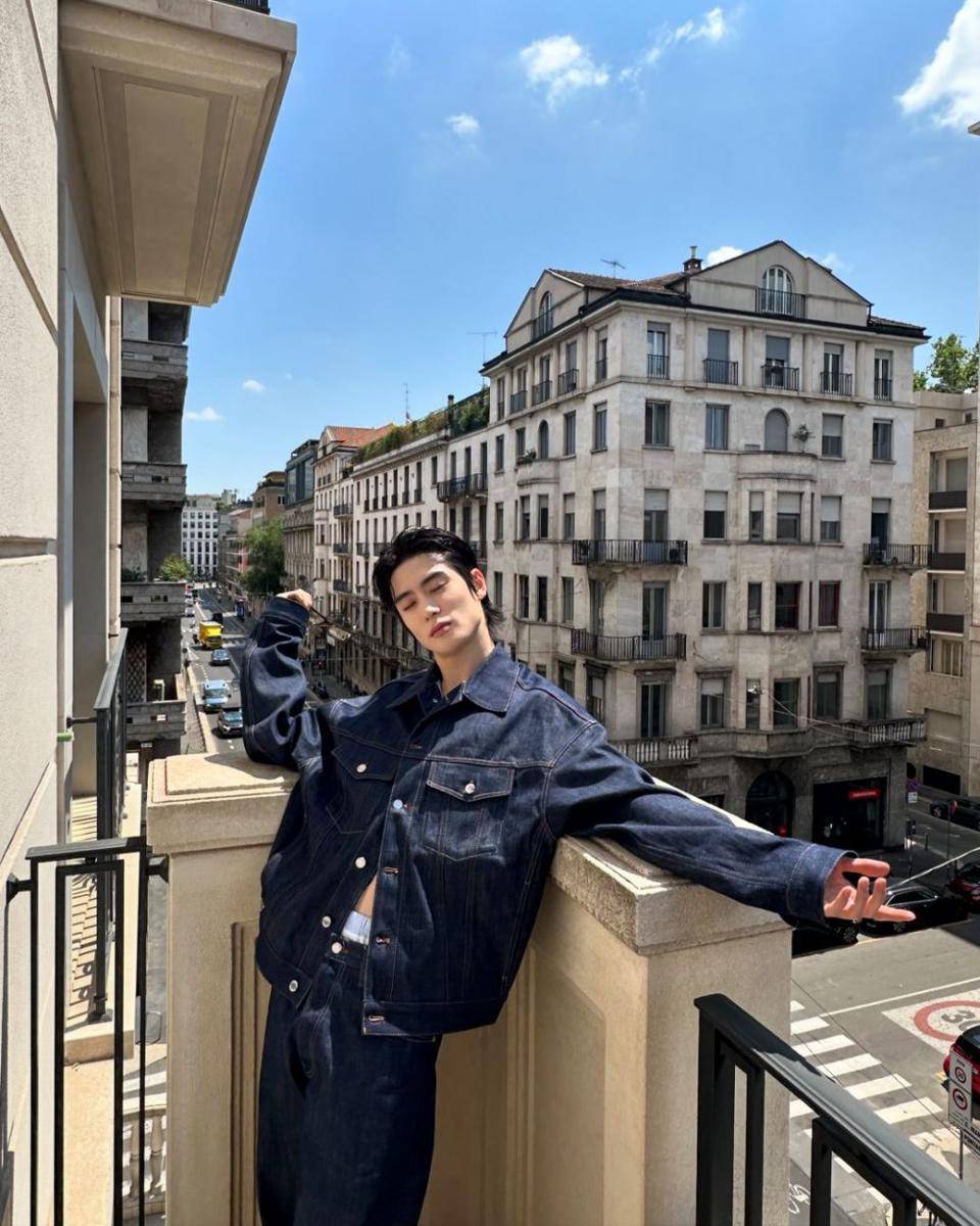 Jaehyun NCT di event Prada - Milan Fashion Week Menswear 2024 (instagram.com/_jeongjaehyun)