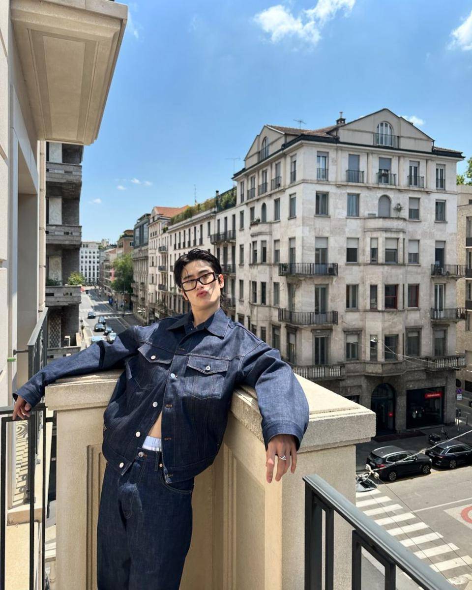 Jaehyun NCT di event Prada - Milan Fashion Week Menswear 2024 (instagram.com/_jeongjaehyun)