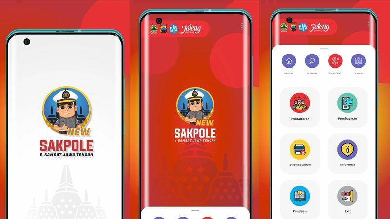 cek pajak kendaraan jateng dengan NewSakpole