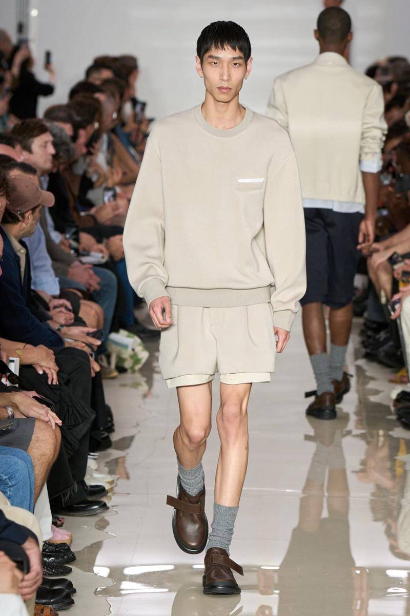Neil Barrett S/S '25 di Milan Fashion Week 2024 (instagram.com/andrea_wwmgmt)
