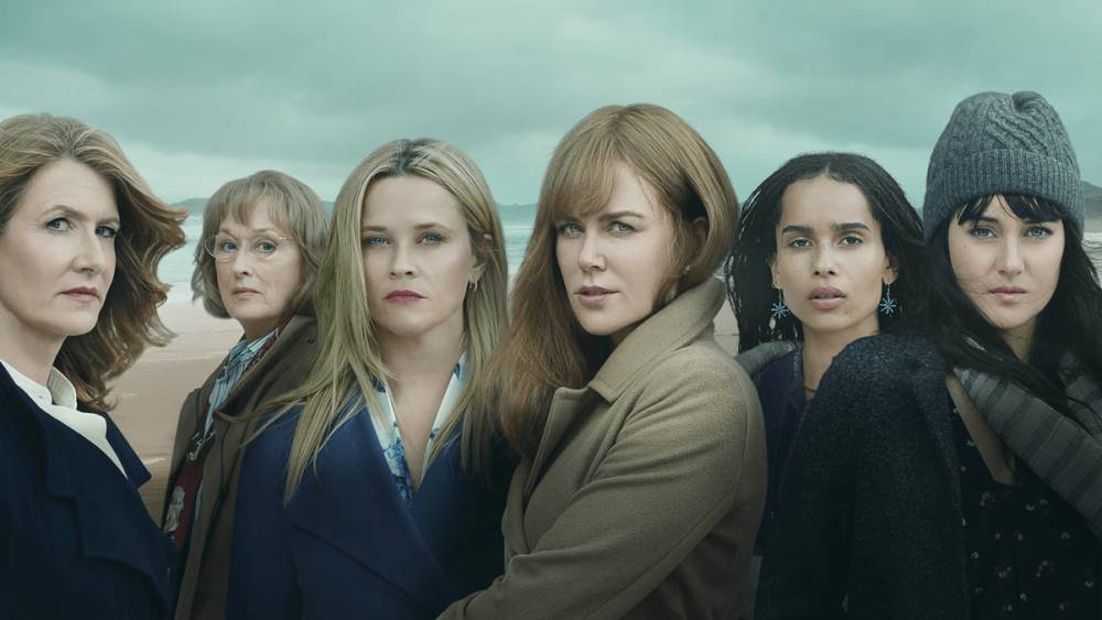 Nicole Kidman dan Reese Wintherspoon merupakan aktris Hollywood yang telah berperan dalam banyak film dan serial. (dok. HBO/Big Little Lies)
