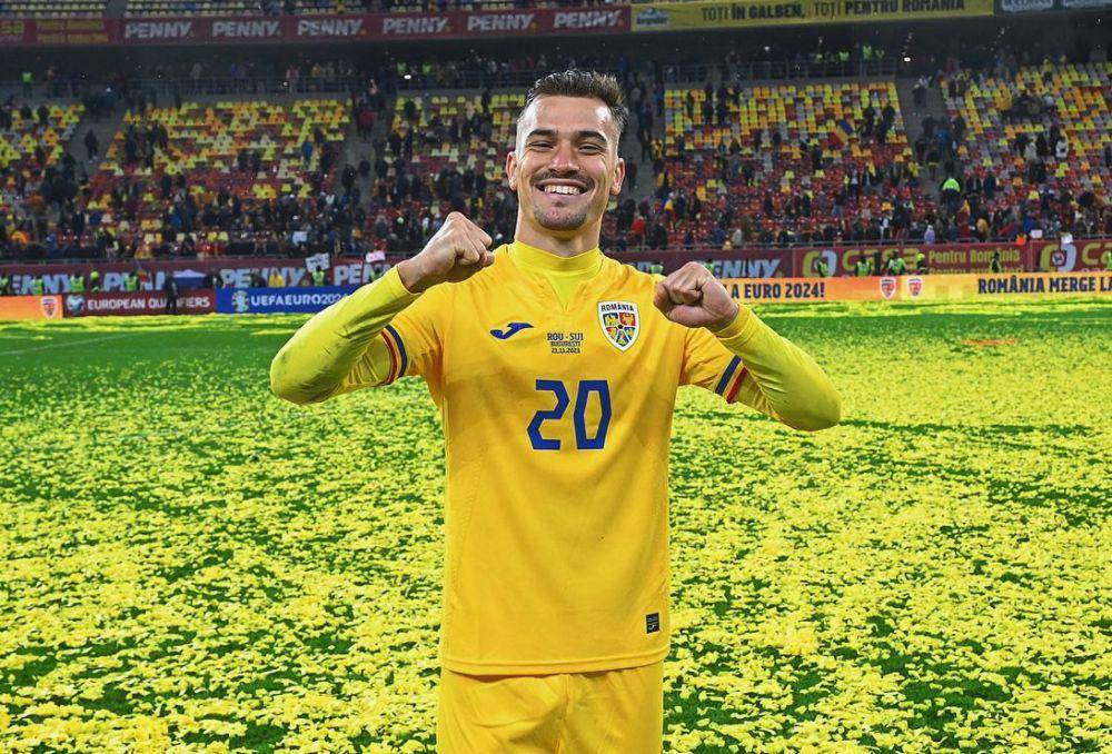 Darius Olaru ketika memperkuat Timas Rumania. (instagram.com/dariusolaru98_)