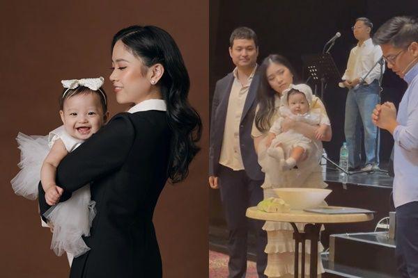Berusia 8 Bulan, 7 Potret Pembaptisan Baby Julia Putri Jessica Tanoe