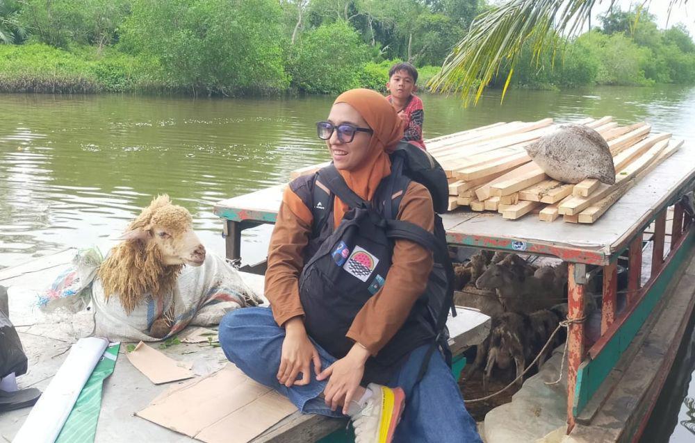 Chiki Fawzi Tempuh Perjalanan ke Pelosok Langkat untuk Berbagi Kurban