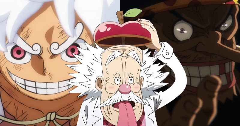 Luffy, Vegapunk, dan Teach. (Toei Animation/One Piece)