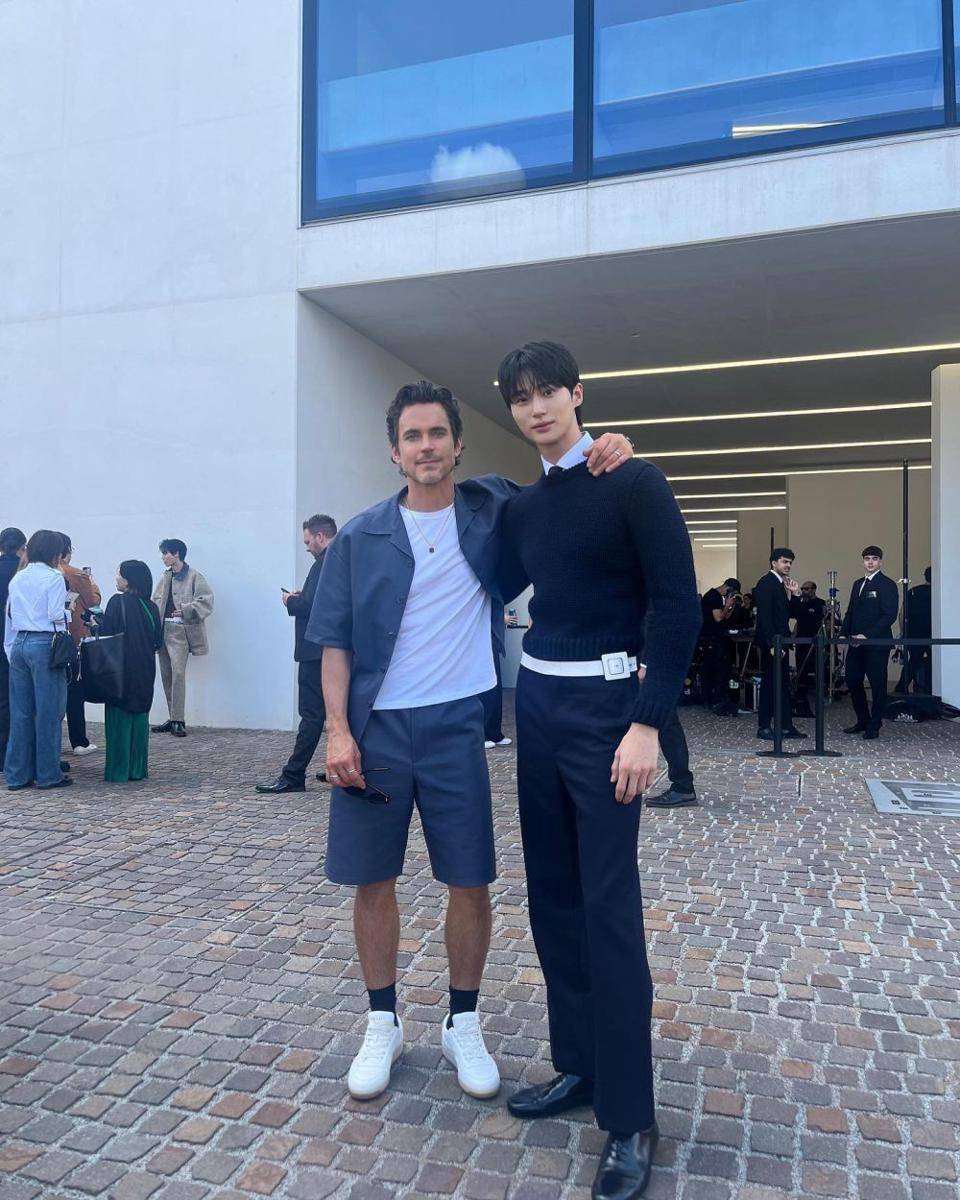 Byeon Woo Seok di Milan Fashion Week 2024 (instagram.com/byeonwooseok)