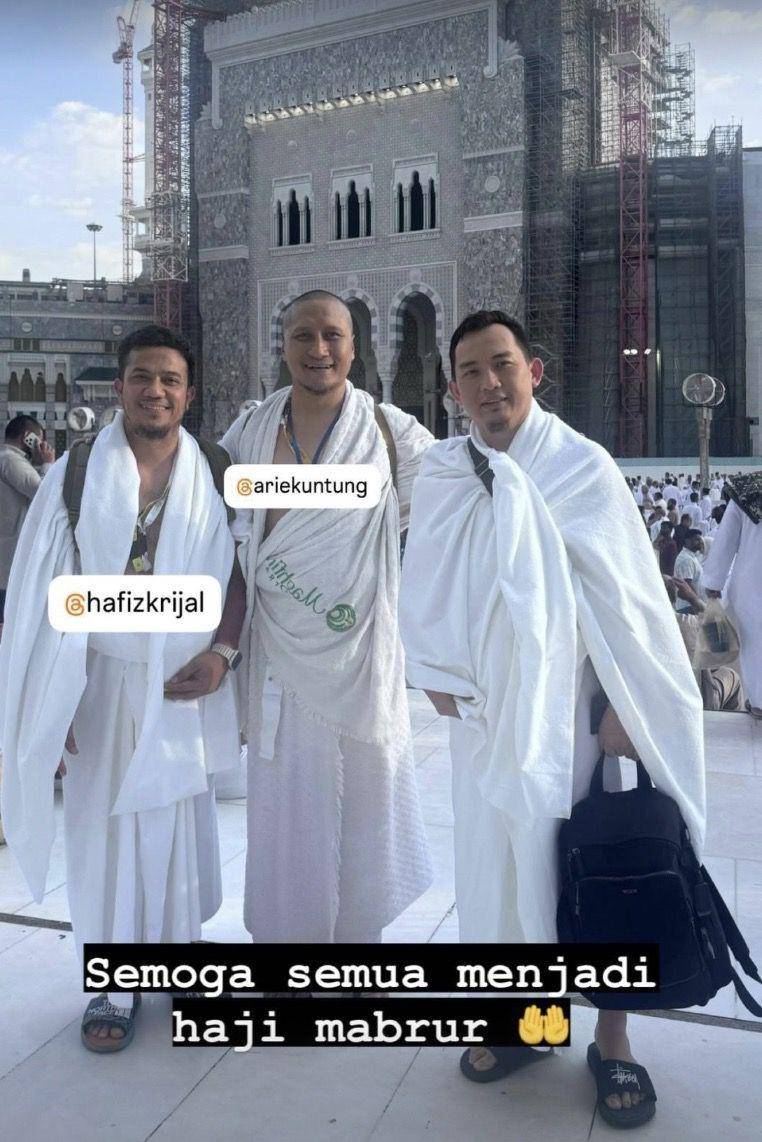 momen artis rayakan Idul Adha 2024 di Tanah Suci (instagram.com/ariekuntung)