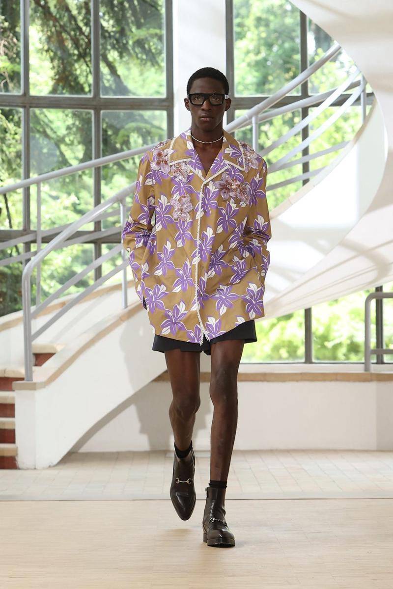 Gucci S/S '25 di Milan Fashion Week Menswear 2024 (dok. Gucci)