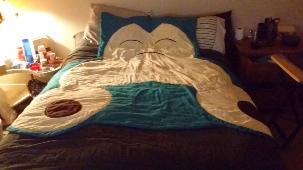 potret karya buatan tangan bertema Snorlax (reddit.com/user/ggbmbr)