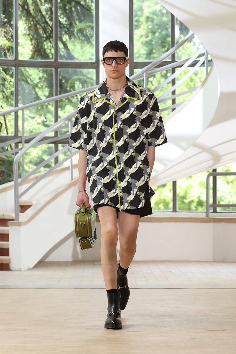 Gucci S/S '25 di Milan Fashion Week Menswear 2024 (dok. Gucci)