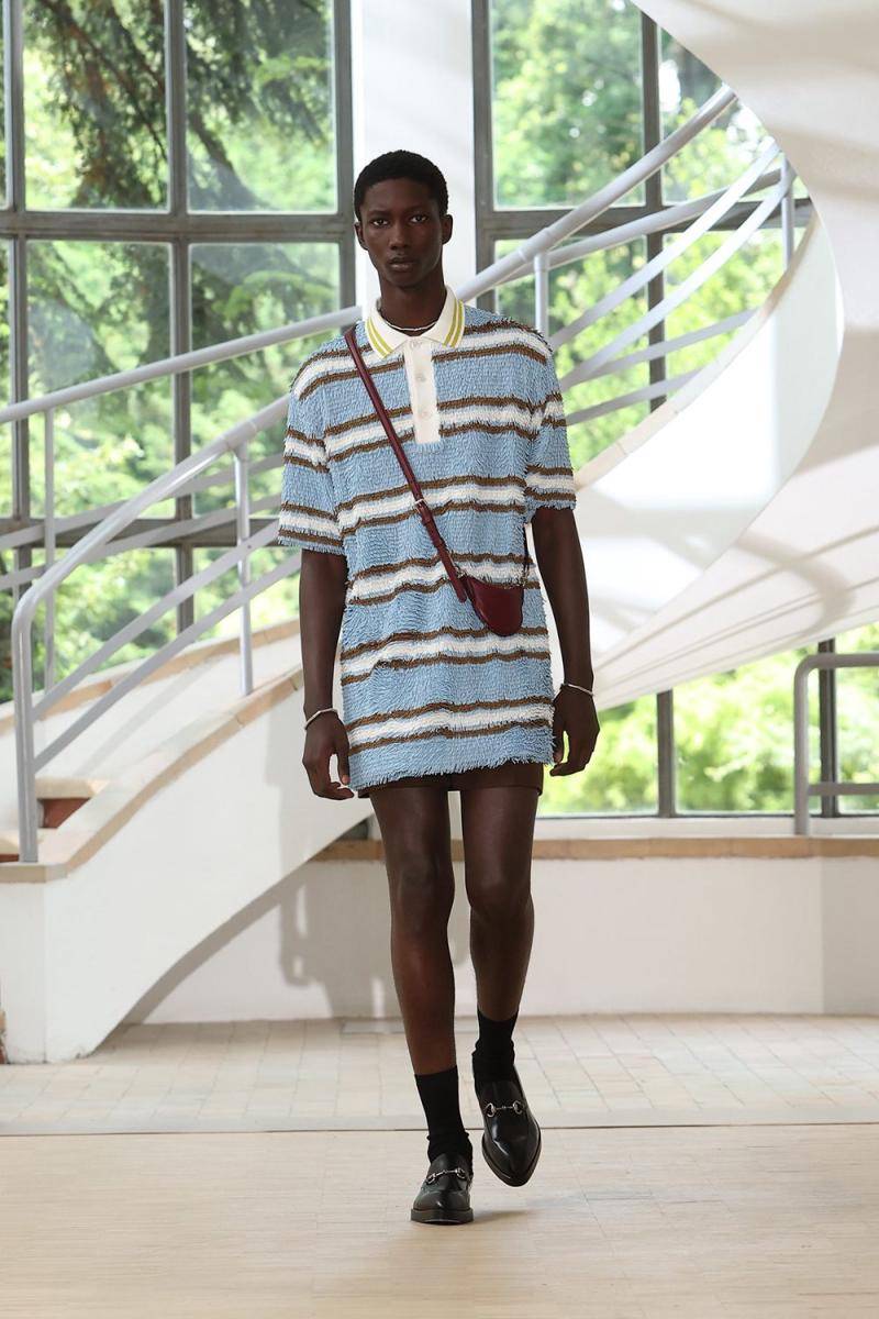 Gucci S/S '25 di Milan Fashion Week Menswear 2024 (dok. Gucci)