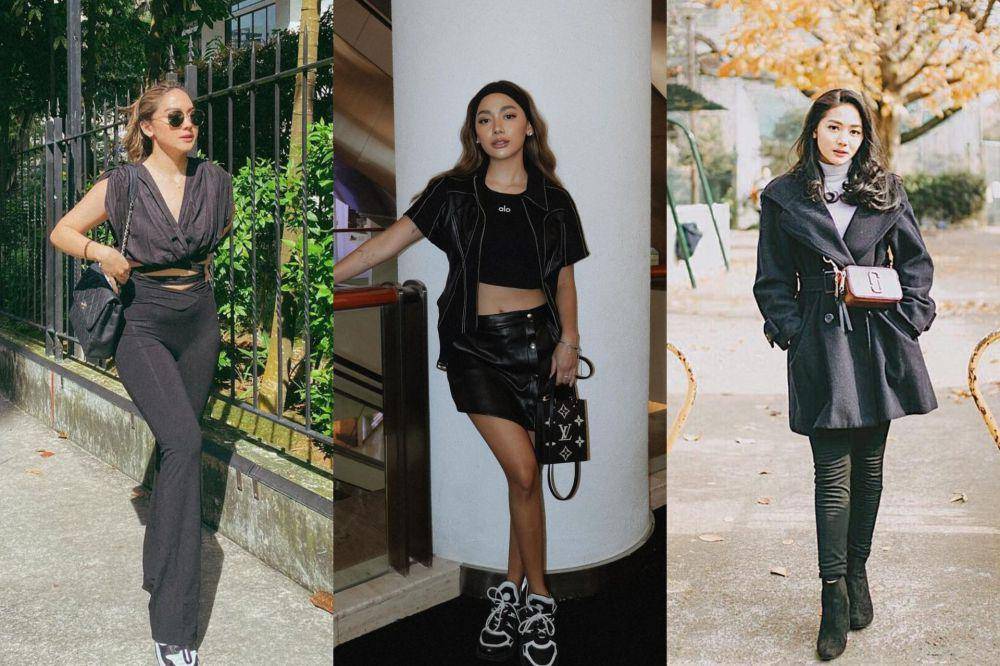 inspirasi all black outfit Jasmine Nadiko (instagram.com/jasminenadiko)