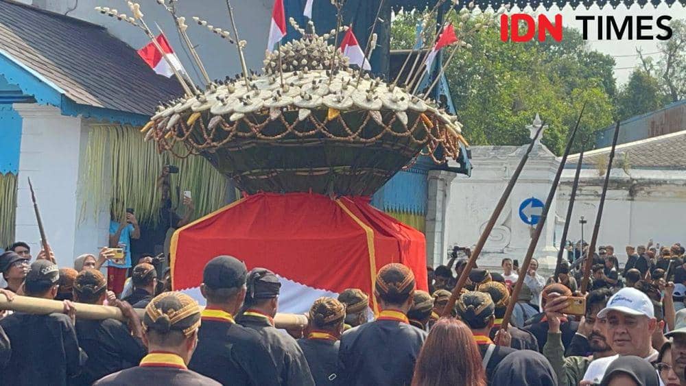 Grebeg Besar Idul Adha Keraton Surakarta Hadiningrat. (IDN Times/Larasati Rey)