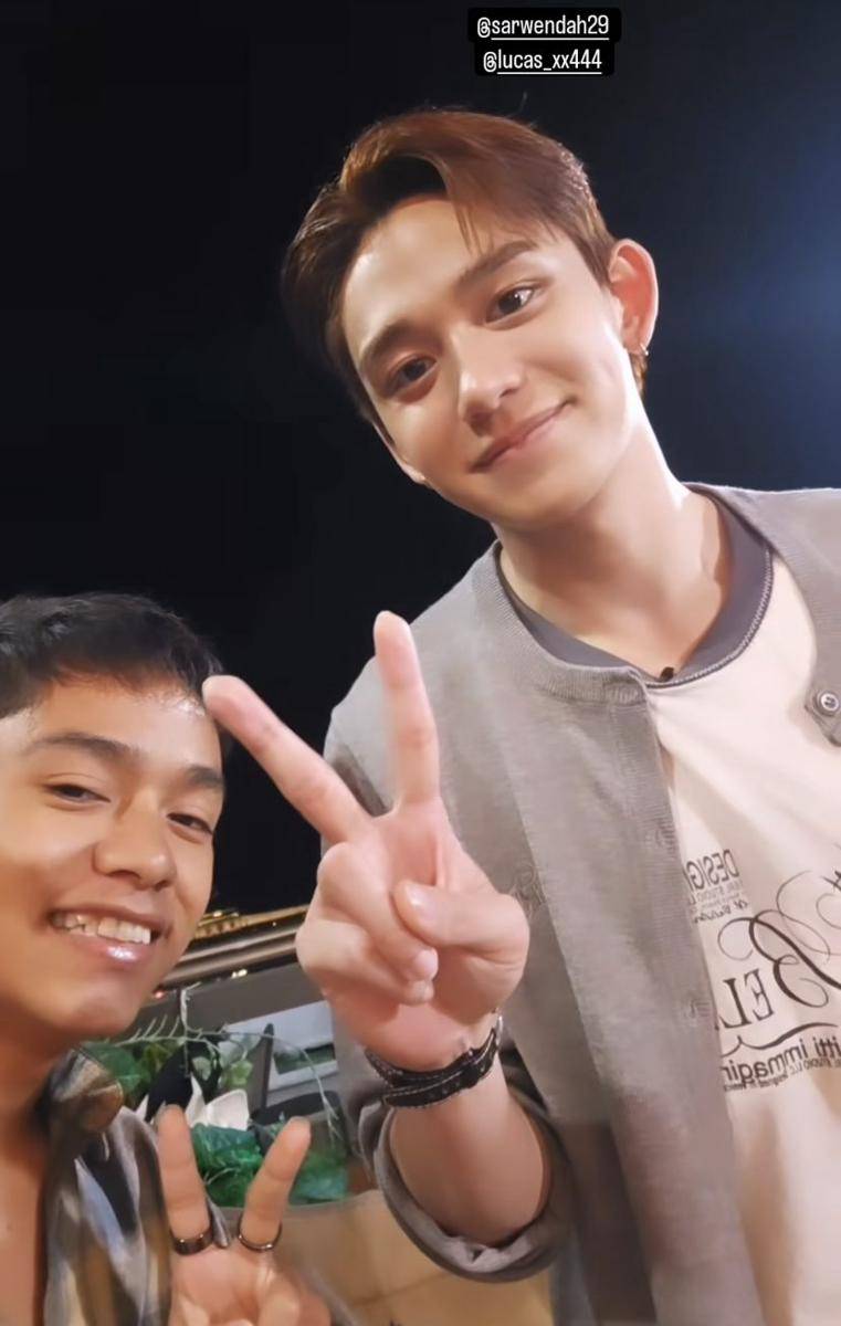 potret Sarwendah dan Betrand Peto nongkrong bareng Lucas di Korea (Instagram.com/betrandpetoputraonsu)