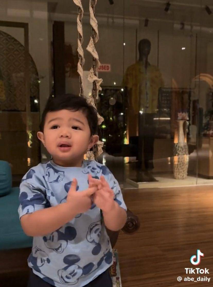 potret Sal Priadi ketemu Abe Cekut (tiktok.com/abe_daily)