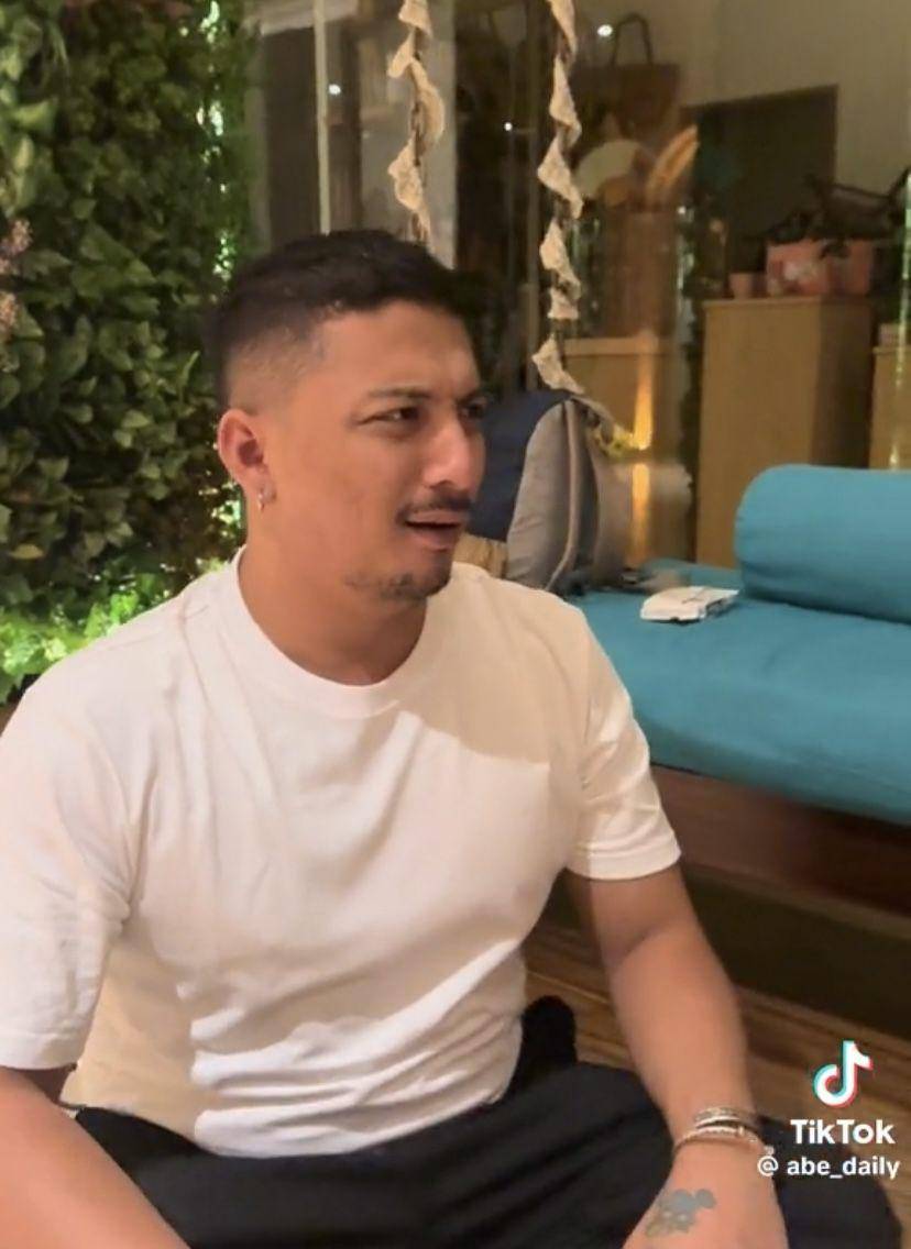 potret Sal Priadi ketemu Abe Cekut (tiktok.com/abe_daily)