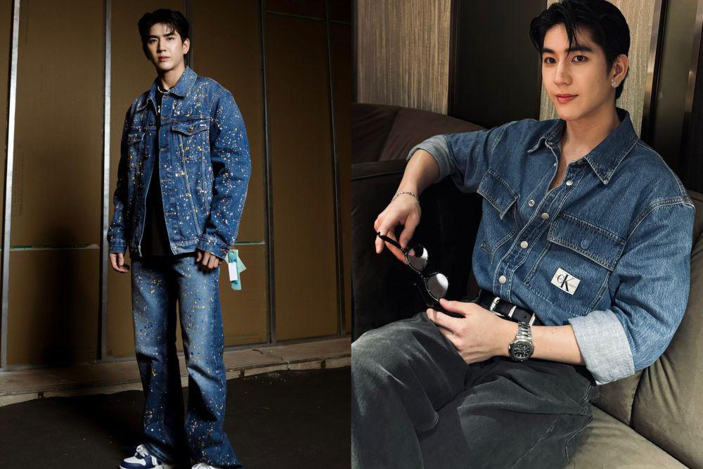 7 Style Pakai Denim ala Sea Tawinan, Modis dan Trendi!