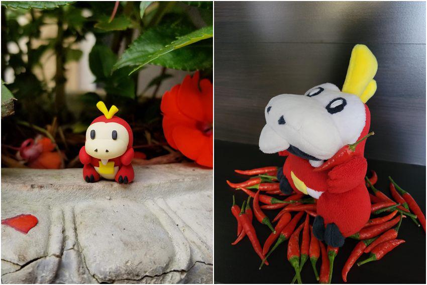 7 Karya Buatan Tangan Bertema Fuecoco, Pokemon Tipe Api Paling Lucu