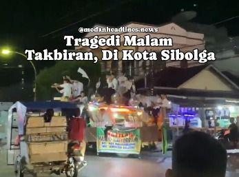 Joget saat Pawai Takbiran, Sekelompok Pemuda Jatuh dari Mobil Hias