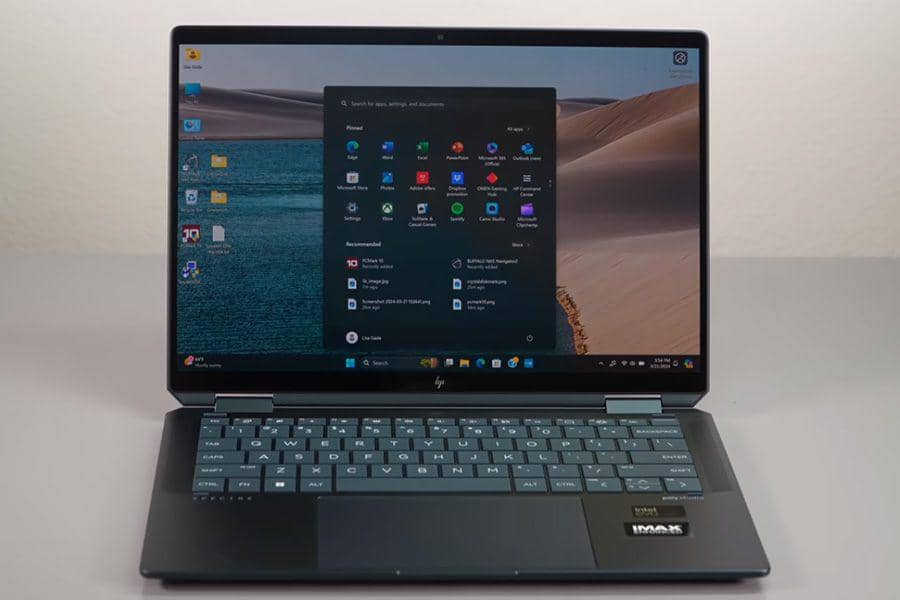 tampilan Hp Spectre X360 14 2024 (dok. youtube.com/MobileTechReview)