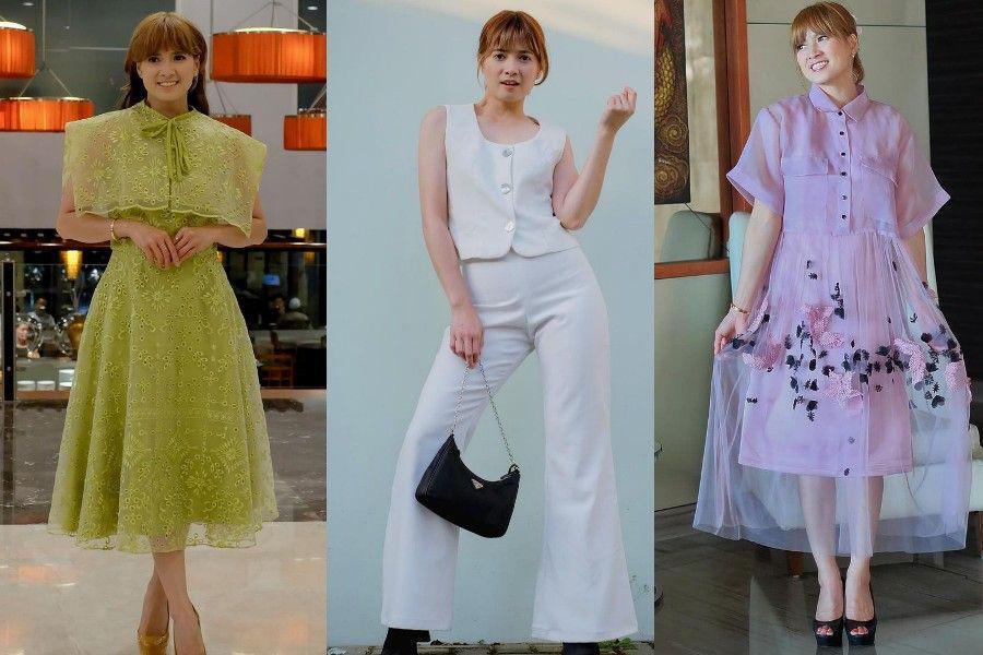7 Baju Pesta ala Chika Jessica, Tak Selalu Pakai Gaun