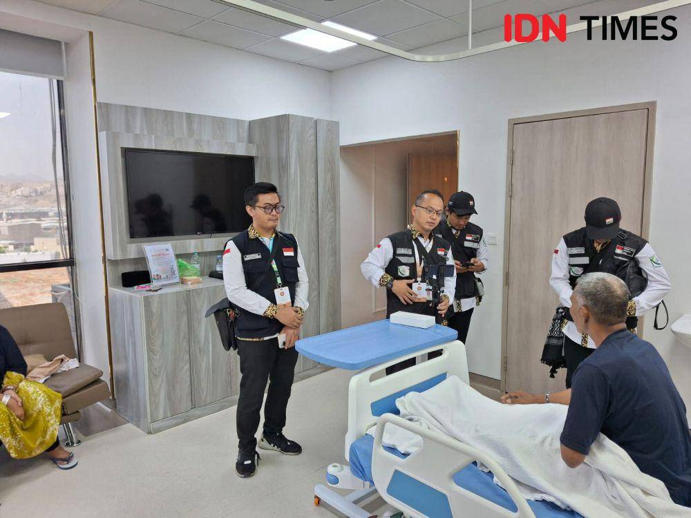 Suasana di kamar rawat inap RS Awwad Albihsri Makkah. (IDN Times/Faiz Nashrillah)