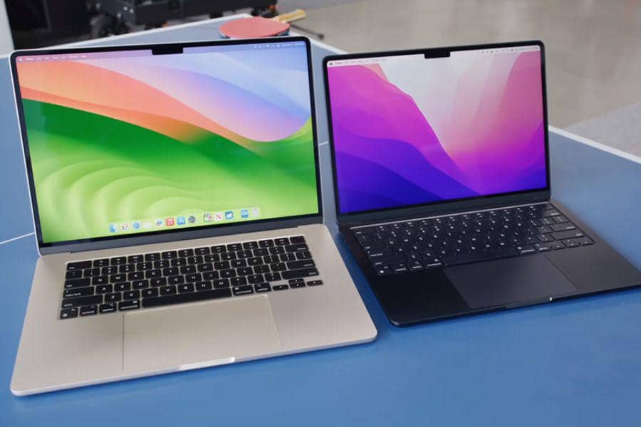 tampilan Macbook Air 13 dan Macbook Air 15 (dok. youtube.com/Marques Brownlee)