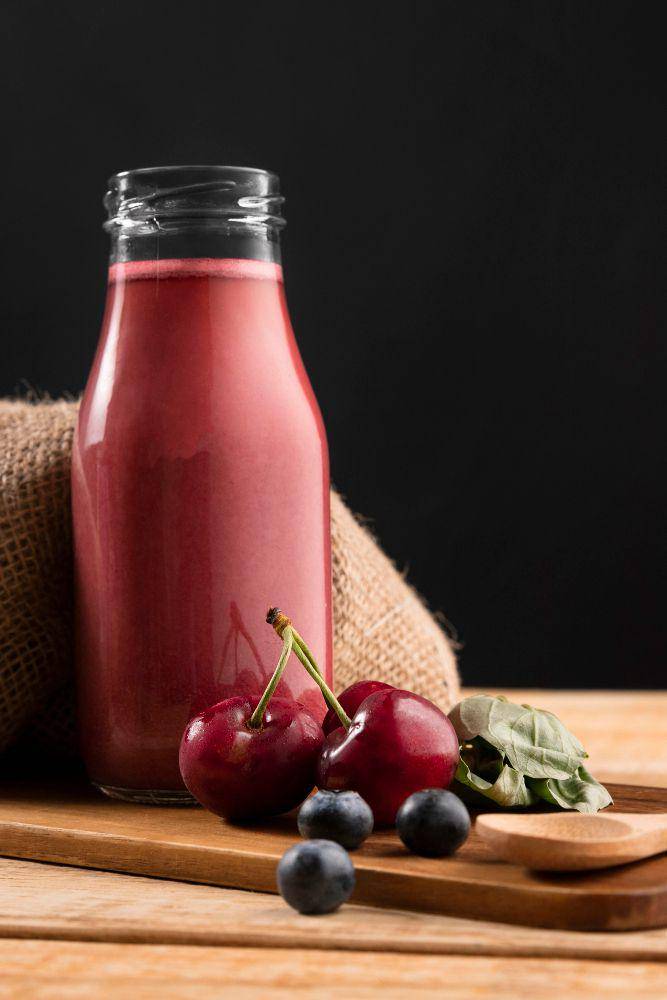 jus berry pak choy (freepik.com/freepik)