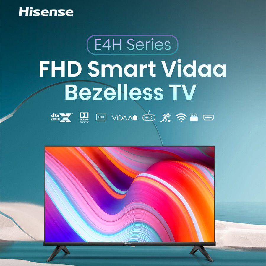 Hisense 40E4H 40 inch Vidaa Smart TV Dual Band (tokopedia.com/Hisense Official Store)