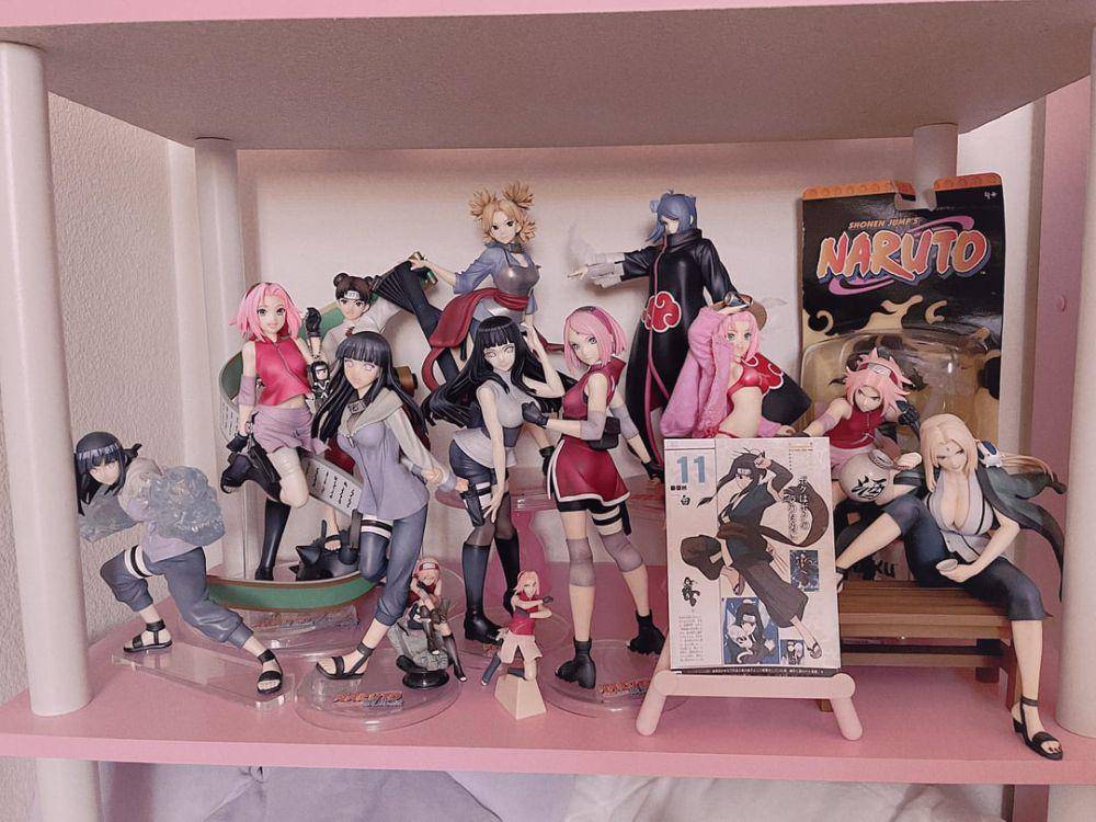 potret koleksi figur aksi Naruto (reddit.com/user/luuvcore)
