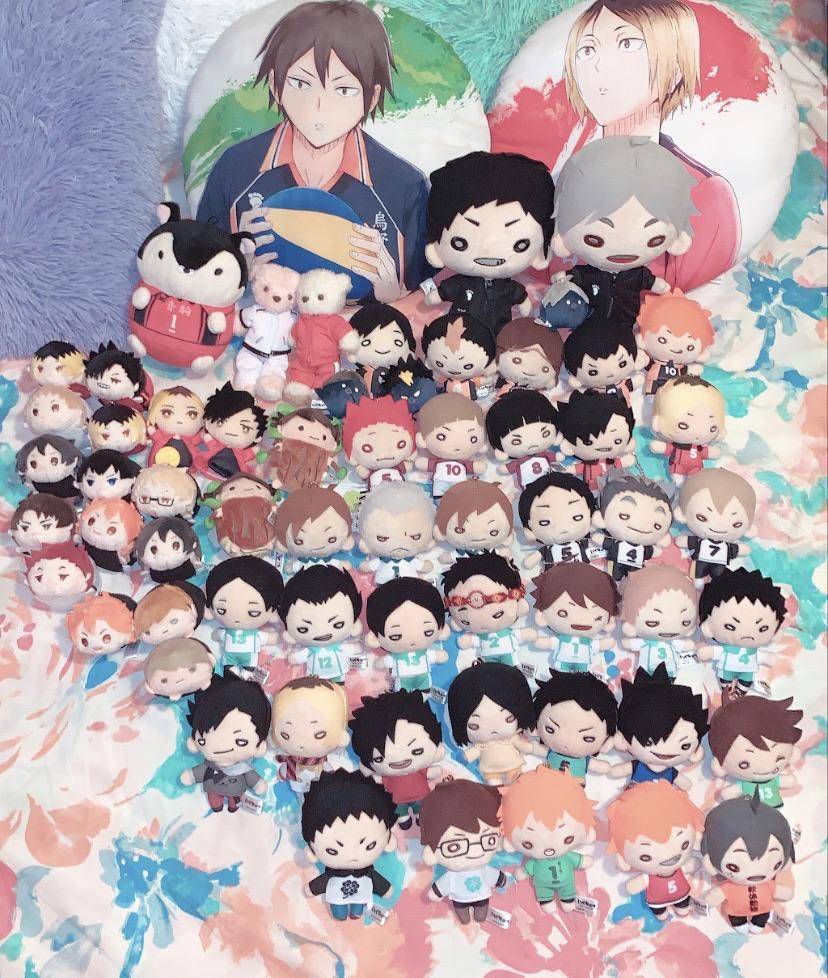 potret koleksi boneka Haikyuu!! (reddit.com/user/IronSpideroos)